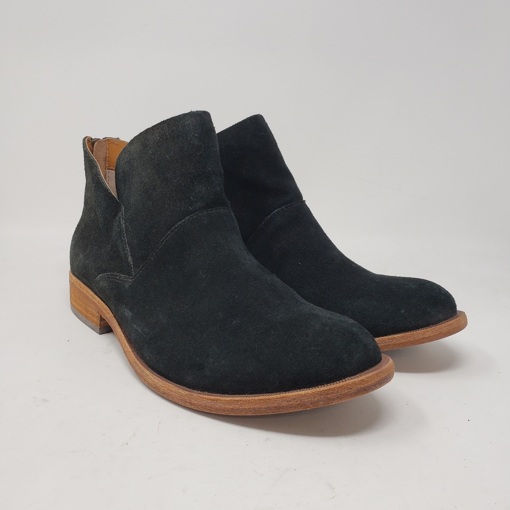 Kork-Ease Ryder Black Suede Ankle Boots Size 8